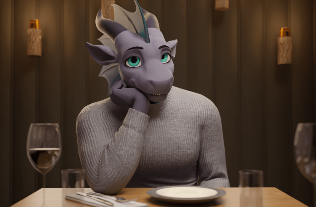 Would you like to have some fun after dinner, daddy? (Anthroheat)