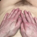 Massaging her tits and hairy pussy 😈☺️