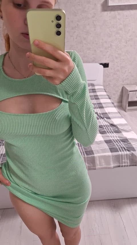 could you guess what was hiding under that dress