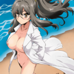 Nerd cuties have the best titties ( Futaba from Bunny girl senpai)