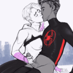 Spider-Gwen’s loving handjob (izraart)