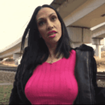 Milf outdoor dildo blowjob
