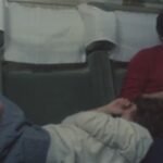 Erotic 70s, husband fingers his wife on the train in front of a voyeur, Erotico anni 70, marito sditalina la moglie in treno davanti a un guardone
