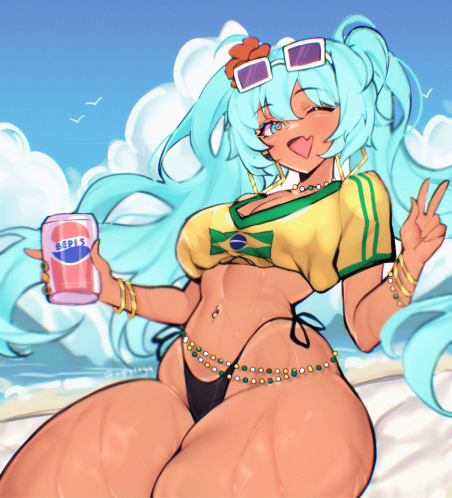 Brazilian Miku (uglysaya) [hatsune miku]
