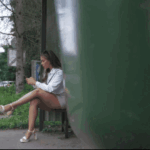 Acquaintance at the bus stop and sex next to the car