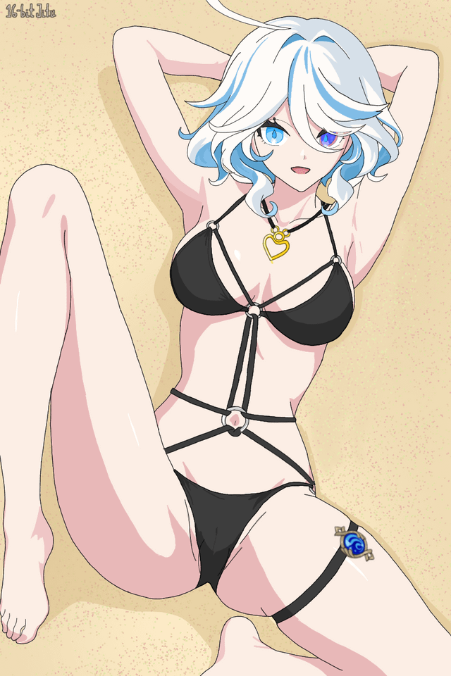 Beach time with Furina [Genshin Impact] (16-Bit Jitu)