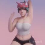 Kiriko Loves Facials (Kittyyevil)