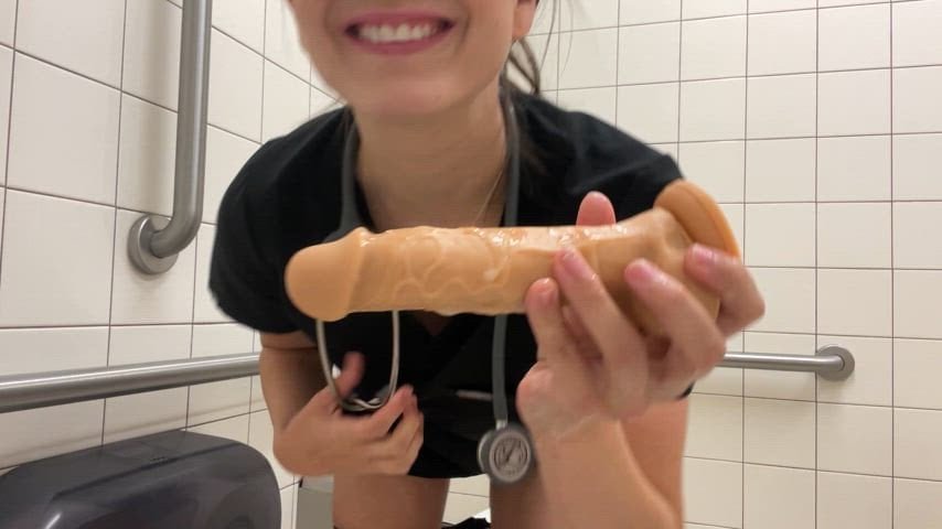 After a long shift I can’t help but fill my ass