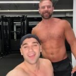 pre gym with bro, post gym with bro