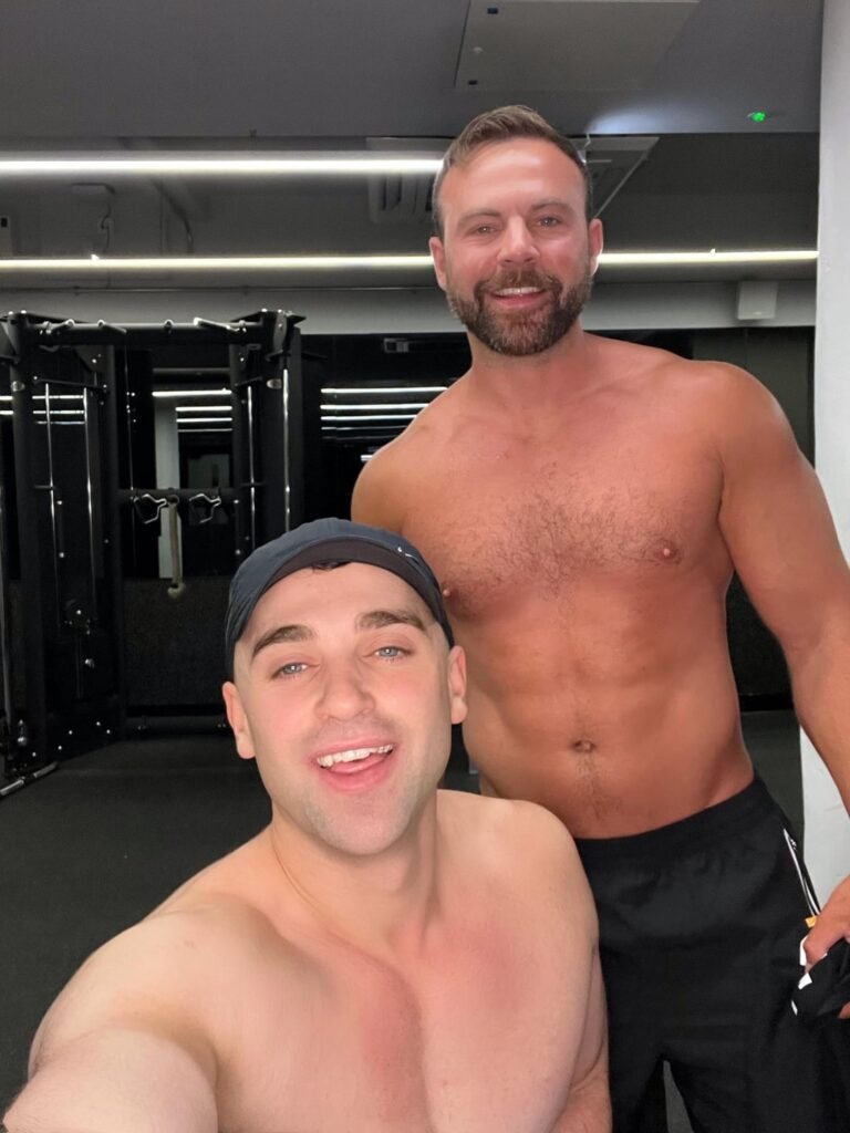 pre gym with bro, post gym with bro