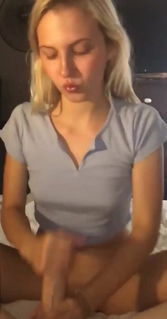 Awesome Teen Multi-Tasking with Her Hands