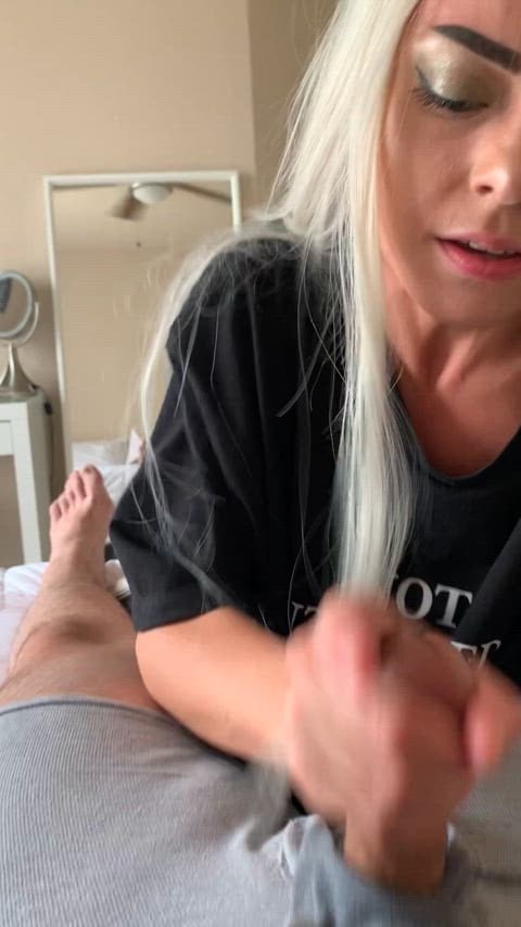 She drains the nut out of my dick then licks it up like a little slut